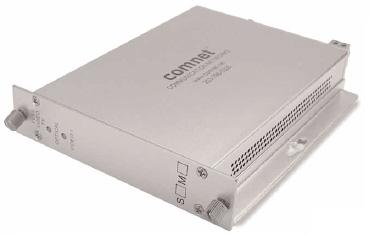 Trasmissione Video Comnet su Fibra Ottica TRF1330 FVT1D1M1/M Trasmettitore video/dati/allarme Comnet compatto digitale 8-Bit su fibra ottica multimodale 62,5/125 m a 1.