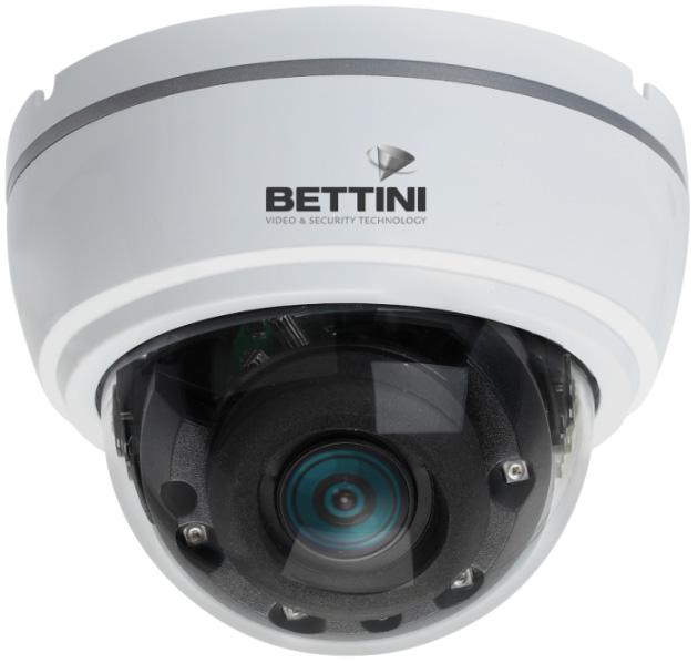 Telecamere Bettini AHD 2.0MP TDA1600 TD434C221-A/L Minidome antivandalo AHD/TVI/CVI/CVBS 2.0 Megapixel Day & Night D-WDR da esterno con rimozione del filtro IR CMOS Sony 1/2.