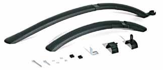 plastico infrangibile e resistente agli utri Mudguards QRS 26"/28" 91542 PARAF.MTB 26/28 PL.ATT.RAP.