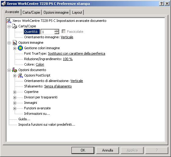 4 Sistema operativo Windows 2000, Windows XP o Windows Server 2003 Se non è possibile rilevare la stampante Se sulla porta collegata non è possibile rilevare la stampante, il sistema visualizza la