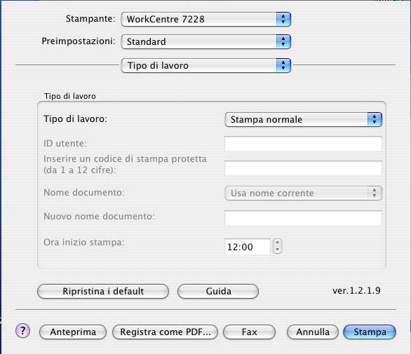 5 Computer Macintosh Per Mac OS X CAD - La stampa viene ottimizzata per la riproduzione di linee sottili e di testo a colori. No - La stampa viene eseguita senza alcuna registrazione del colore.