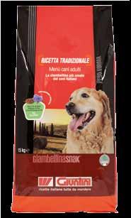 Vivo con il mio cane Energia equilibrata Basso contenuto in sodio (0,3%) Alta digeribilità Doppia omogeneizzazione Ideale anche per cani anziani 4 kg: 24 fardelli da 4 pezzi = 384 kg 15 kg: 24 sacchi