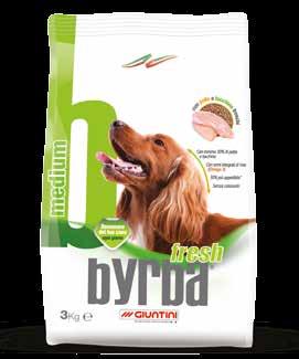 medium Alimento completo per cani adulti di taglia media Dall esperienza Byrba nasce Byrba Fresh Medium: l evoluzione di un prodotto storico Giuntini per cani di taglia media.
