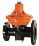 - Presa d impulso esterna - Completo di valvola di sicurezza a sfioro - Fornibile completo di valvola di blocco di minima e massima pressione a valle Low pressure regulator ALFA 30 model with