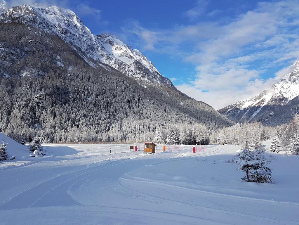 "BAR ISOLA" CENTRO SPORTIVO SAN GIUSEPPE La Valmalenco rappresenta per molti sciatori la meta per trascorrere le proprie vacanze invernali sulle piste di sci da fondo, nello splendido teatro dell