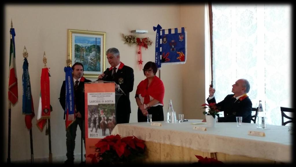 firma congiunta del comandante di Reggimento Col. Claudio Romano e del Consigliere Nazionale 1 Cap. Francesco Borgese.