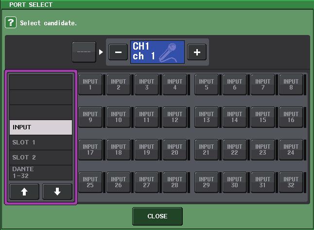 ) Indica l'impostazione di guadagno analogico del preamplificatore attualmente selezionato per Insert 1 e Insert 2. È possibile utilizzare la manopola [TOUCH AND TURN] per regolare il guadagno.