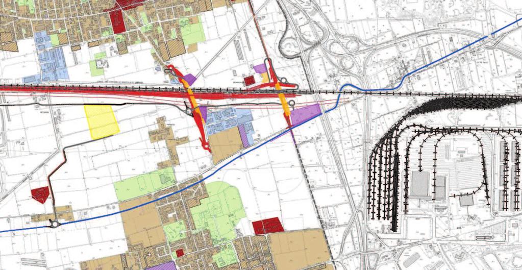 Elettrodotti da interrare Elettrodotti da eliminare Elettrodotti da eliminare oggetto di questa variante al progetto della Ferrovia TAV.