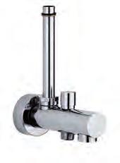 Wall mounted sink mixer.