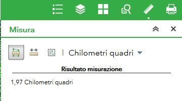 Il pulsante Misura permette tre operazioni: -misurazione