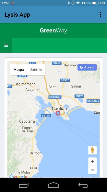 Mappa Il diportista potrà visualizzare le imbarcazioni di appartenenza, e con un doppio click sulla relativa icona, saranno visualizzate le informazioni di localizzazione e sullo stato di