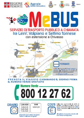 2 MeBUS SERVIZIO A CHIAMATA Servizio di