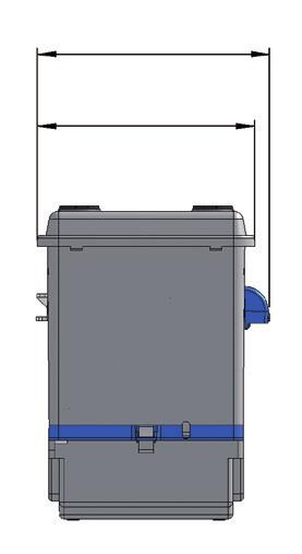 : <45 db(a) Temperatura massima delle acque reflue in entrata : 80 C Pre-collegamento