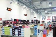 laboratori, supermercati, tensostrutture, centri sportivi Dimensioni: cm 40x12x22 Modello orientabile e soffitto er ambienti