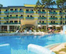 cod. 17 Hotel MEDITERRANEO Immerso nel verde di Lignano Pineta questo hotel è circondato da un ampio giardino con piscina. A 100 mt. dalla spiaggia e a 250 mt.