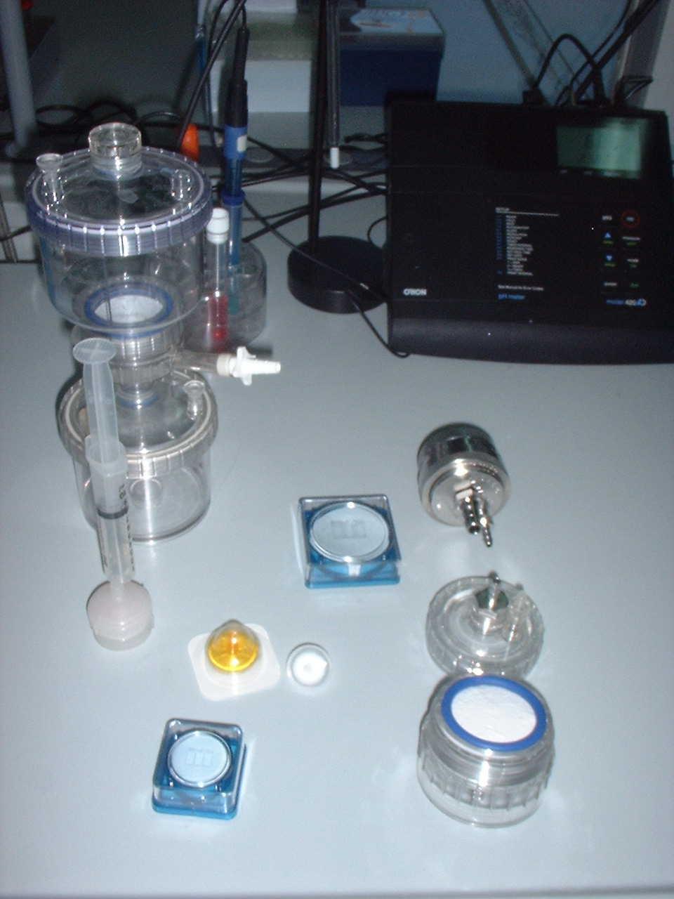 La filtrazione Supporto di filtrazione riutilizzabile in policarbonato Filtri da siringa Membrane in
