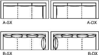 Link Design CRD Verzelloni (2001) Angolo Laterale 273 / A con cuscino unico o divisi Angolo Laterale 273 / B con cuscino unico o divisi 273 82-A 87-B 96 cliente A Super Special Top Lusso Angolo