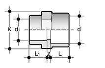 A) d x d 1 PN L Z g Codice 16 X 12 16 14 2 1 DIV016012 IF 20 X 16 16 16 2 3 DIV020016 IF 25 X 20 16 19 3 5 DIV025020 I 32 X 20 16 22 6 15 DIV032020 IF 32 X 25 16 22 3,5 10 DIV032025 IF 40 X 32 16 26