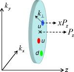 Distribuzioni di momento trasverso q (x, k T ) Il momento trasverso del quark è