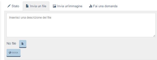 punto Come si può vedere, può anche essere inviata un immagine, ecc.