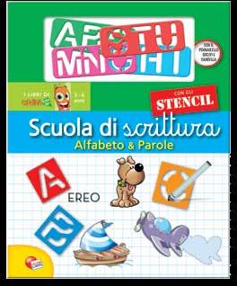 Con il pennarello magico scrivi e cancella, il bambino si esercita direttamente sulle pagine del libro.