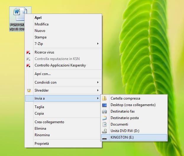 Se desideri recuperare un file dal cestino, 1 - dal desktop apri il cestino (clicca due volte in rapida successione) 2 - clicca con il tasto destro sopra il file da recuperare 3 - dal menu