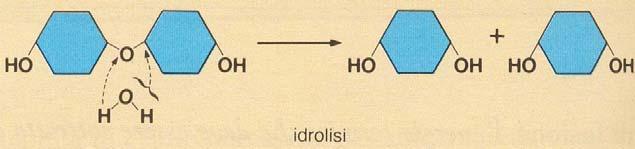 Il più classico esempio è rappresentato dallo zucchero glucosio, che è una singola molecola formata da 6 atomi di carbonio cui sono legati O e H, quando migliaia di queste molecole si uniscono tra