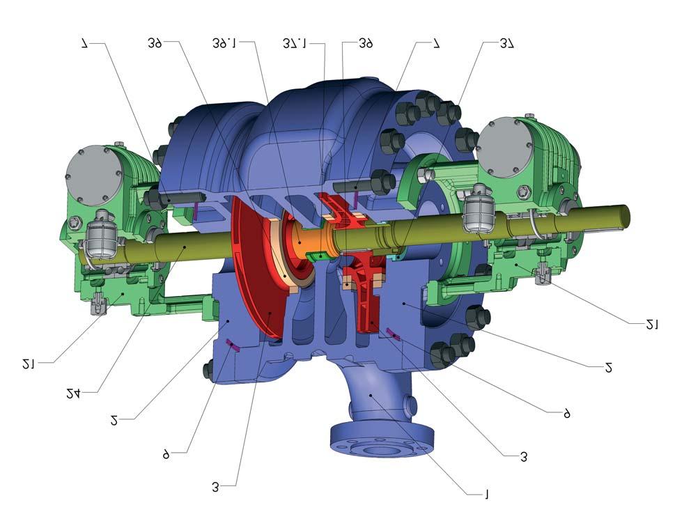 Disegno di Sezione Sectional View Nomenclatura &