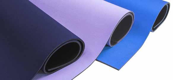 Raso, feltro e neoprene Foglio in poly lycra