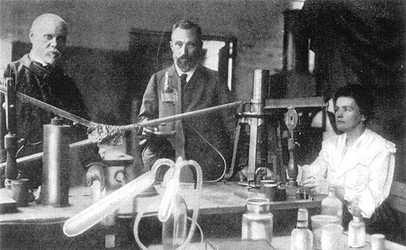Bequerel, Pierre e Marie Curie