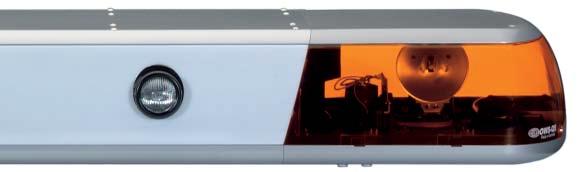 Panoramica del sistema OWS-QS Dei relativi vantaggi Design attraente e moderno in argento (RAL 9006) con pannello centrale bianco e calotte trasparenti arancioni Possibilità di confi gurazione