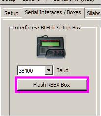 ..\BLHeli-Setup\RBBX" (BLHeli-Setup cercherà solo file che iniziano con