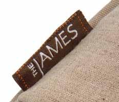 and personalized with transfer printing, embroidery, fabric label or printed satin ribbon.