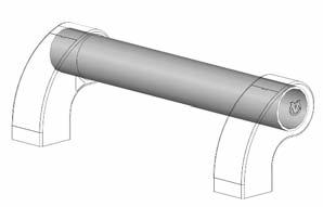 MATERIAL: Poliammide - Polyamide Ø 55 PER ORDINAZIONE MANIgLIA COMPLETA FOR ORDER COMPLETE HANDLE 5 Ø.5 04.6.006.