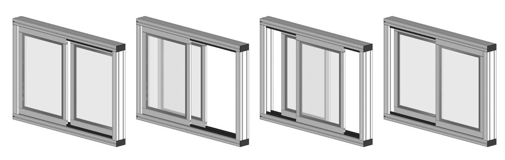 SISTEMA DI MONTAGGIO PORTE SCORREVOLI CON MULTIUSO ASSEMbLY SYSTEM FOR SLIDING DOORS WITH MULTIUSE L A