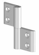 ediz. 11 ACCESSORI DI FINITURA - FiniShing accessories cerniera in Alluminio - aluminium hinge NEW 04