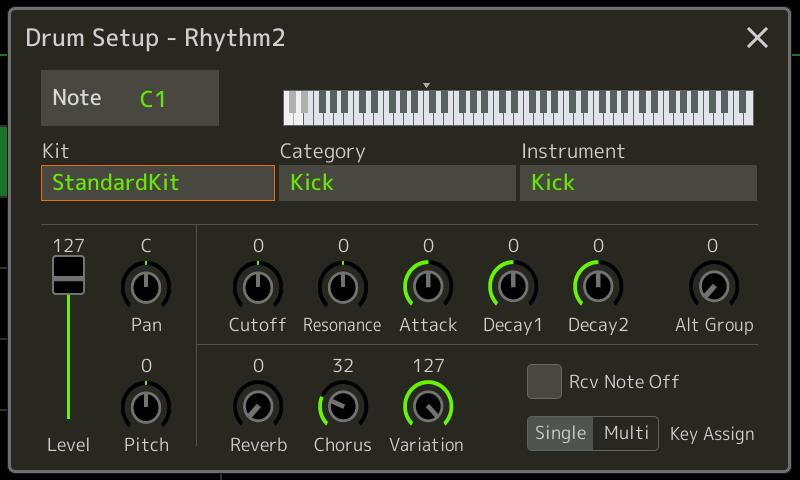 GENOS UPGRADE GUIDE - Cosa c è di nuovo in Genos? Revo Drums Questa tecnologia Yamaha è utilizzata nei suoni Drum Kit per la prima volta.