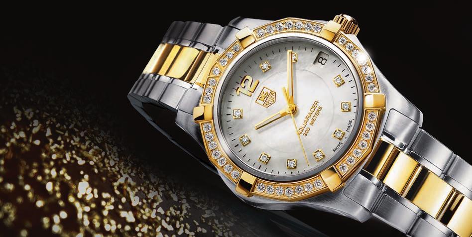 WAF1350.BB0820 AQUARACER AQUARACER JEWELRY Aquaracer: l orologio ispirato agli sport acquatici dedicato alle donne moderne.