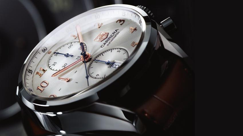 Il cronografo Carrera Calibro 16 arricchisce la storica collezione Carrera, presentata per la prima volta nel 1964.