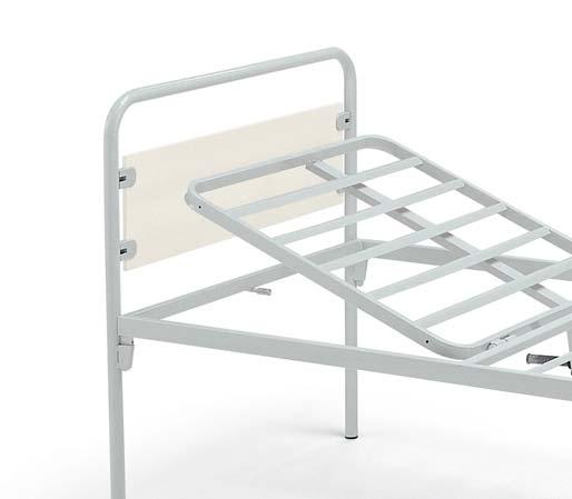 Letti Serie HORUS HORUS bed series A 5012 Letto 1 snodo 2 sezioni regolabili a mezzo di una manovella. One-joint/two sections bed adjustable by one crank.