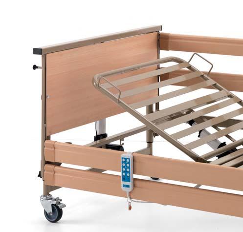 Letti Serie AURORA AURORA bed series A 8933 Letto a 3 snodi/4 sezioni, altezza variabile, movimentazione elettrica totale. Three-joints/four-sections bed, adjustable height, electrical movements.