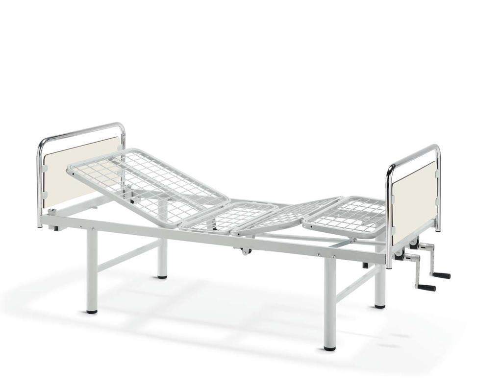 Letti Serie HARMONIA HARMONIA bed series A 4032 Letto 3 snodi 4 sezioni regolabili a mezzo di due manovelle indipendenti. Three-joints/four sections bed adjustable by two independent cranks.