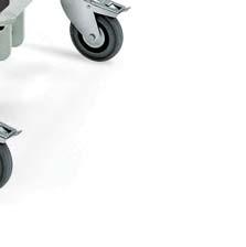 Foot section automatically adjustable with leg section. Height-adjustment approx.