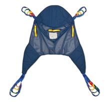 Sling made of polypropylene/polyethylene material, anti-allergic, non-toxic, washable, permeable and easily to dry. Load 170 kg.