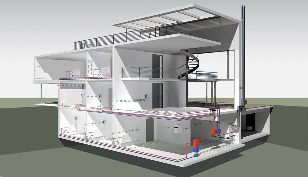 Pompe in-line a motore ventilato elettroniche Wilo-Moduli IF L integrazione ef cace ai sistemi BMS.