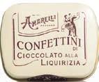 liquirizia - senza glutine - 20 g fine milk chocolate with - gluten free - 20 g cod 091 IN ELEGANTI ESPOSITORI da 12 lattine 4