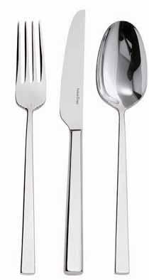 FLATWARE//POSATERIA cream 18/10 stainless steel acciaio inossidabile 18/10 62711 epss - electroplated 18/10 stainless steel acciaio inossidabile 18/10 argentato art.