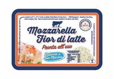 plastico sigillate mediante termosaldatura di film plastico trasparente L unità di vendita è: vaschetta dal peso medio di 250gr.