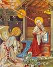 LUNEDI-SABATO Misteri Gaudiosi Segno della Croce / Credo Primo Mistero Gaudioso. L'Annunciazione dell'angelo a Maria Vergine.