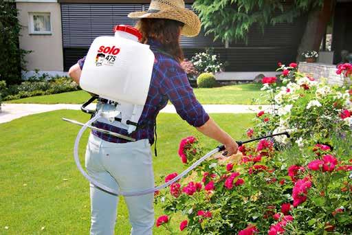 pratiche e precise per il giardinaggio pompe a spalla SOLO 475-475PRO: La pressione viene creata attraverso una pompa a membrana che permette alla